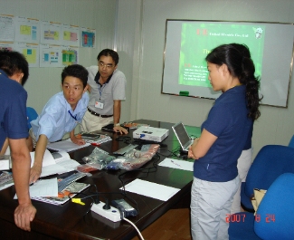 Solution discussion for Taiwan construction company