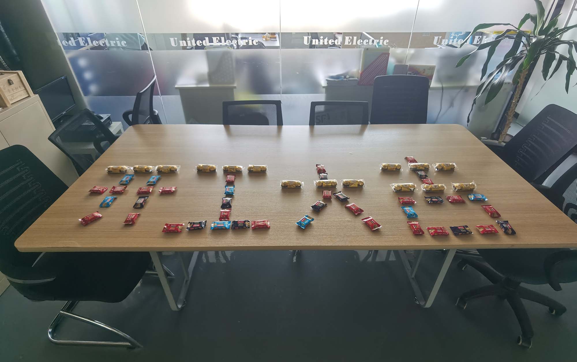 Company members make wish for good luck in the coming year.